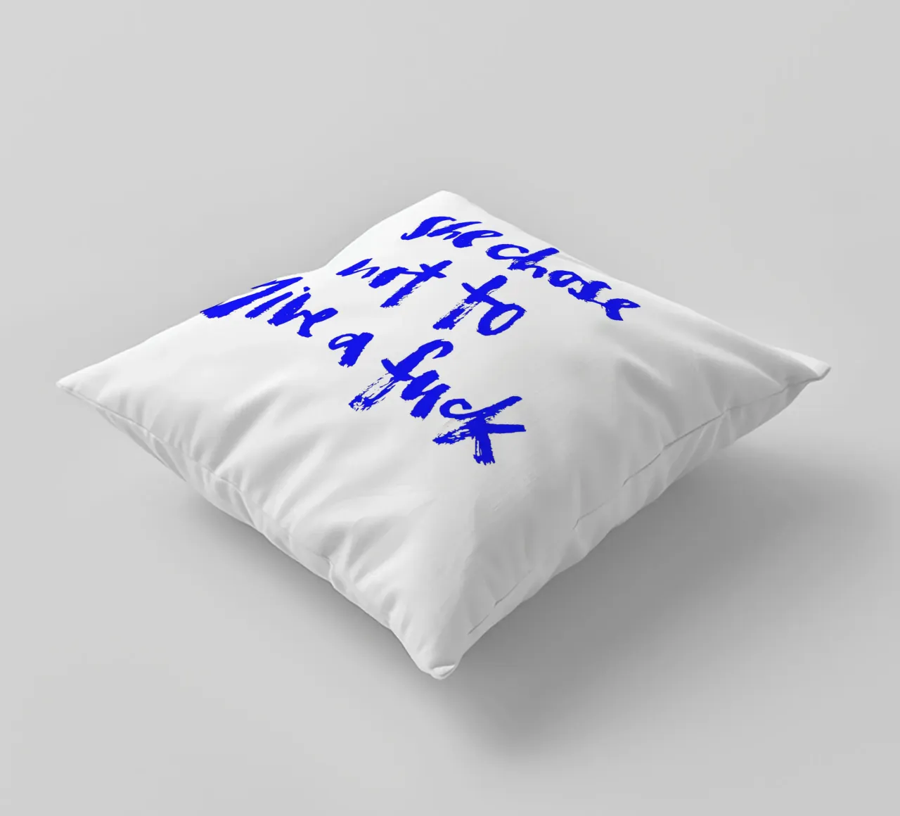 Not to give a f*** cojín de Brushmeetspaper