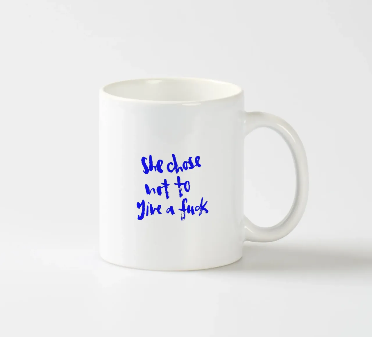 Not to give a f*** tazza in ceramica da Brushmeetspaper