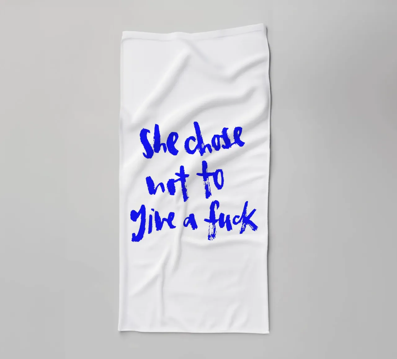 Not to give a f*** asciugamano da bagno da Brushmeetspaper