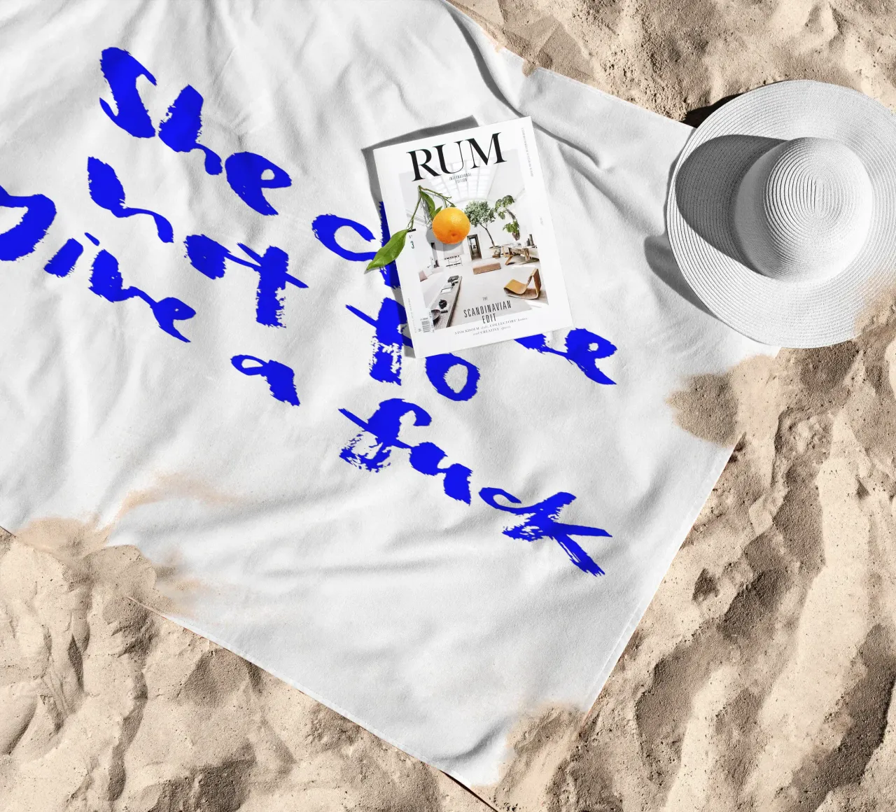 Not to give a f*** telo mare da Brushmeetspaper