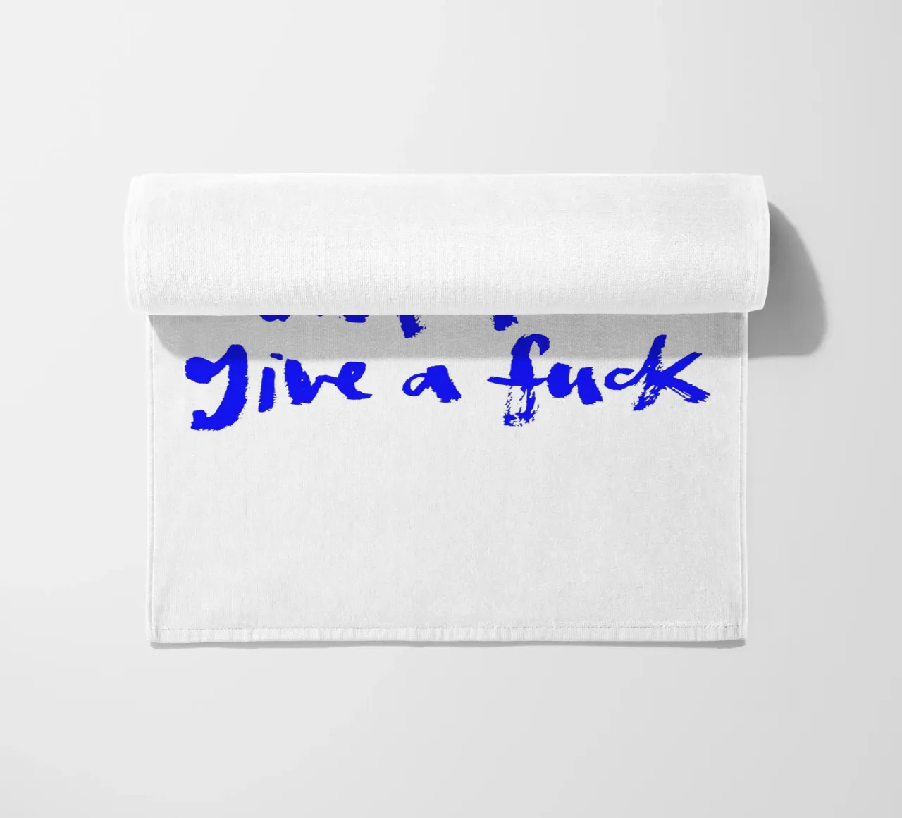 Not to give a f*** telo mare da Brushmeetspaper