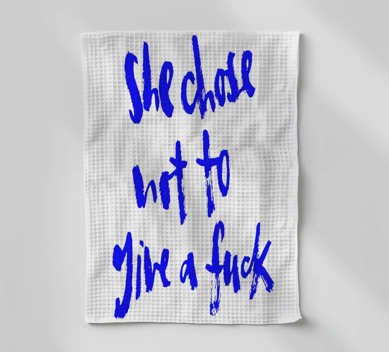 Not to give a f*** canovaccio da cucina da Brushmeetspaper