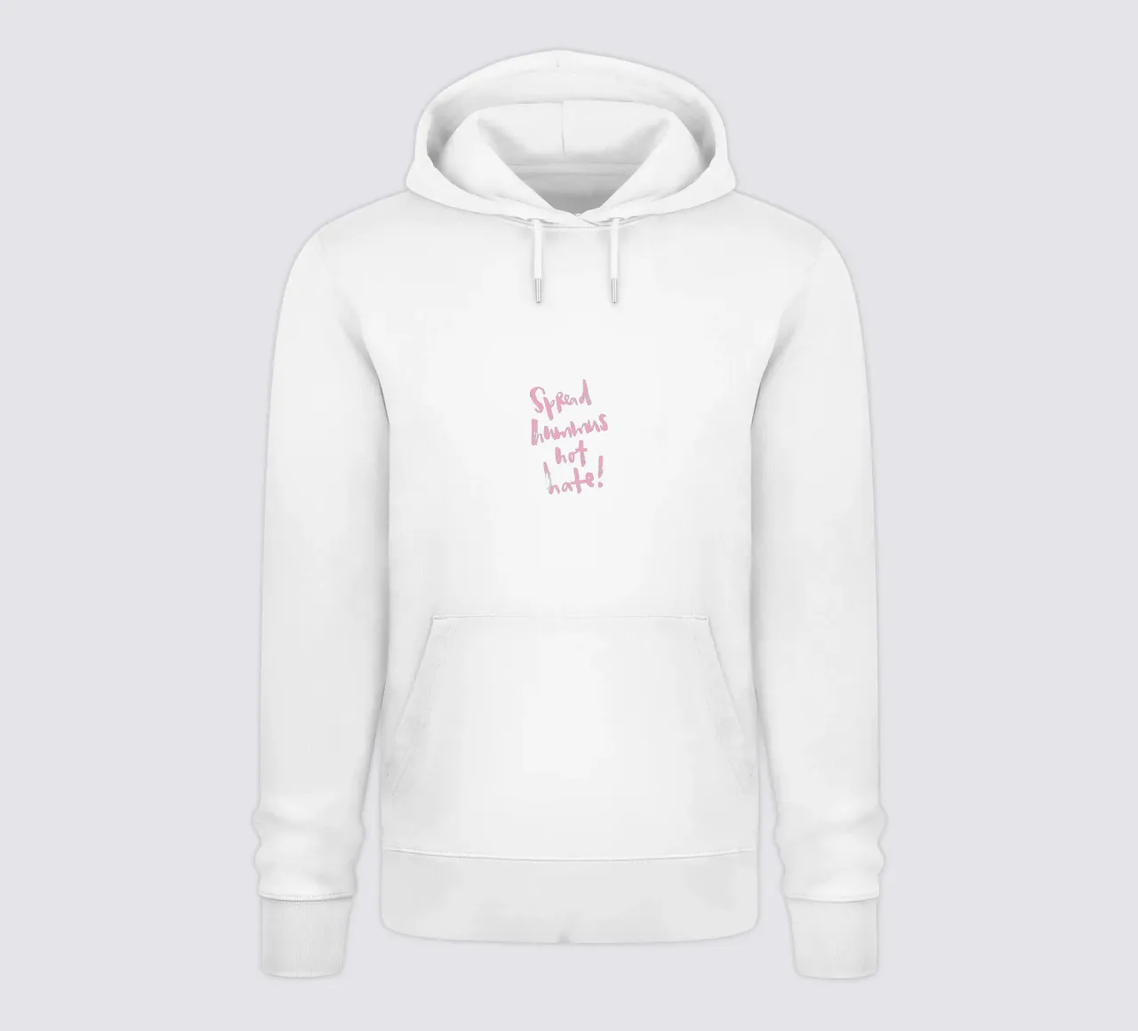 Spread hummus, not hate felpa con cappuccio da Brushmeetspaper