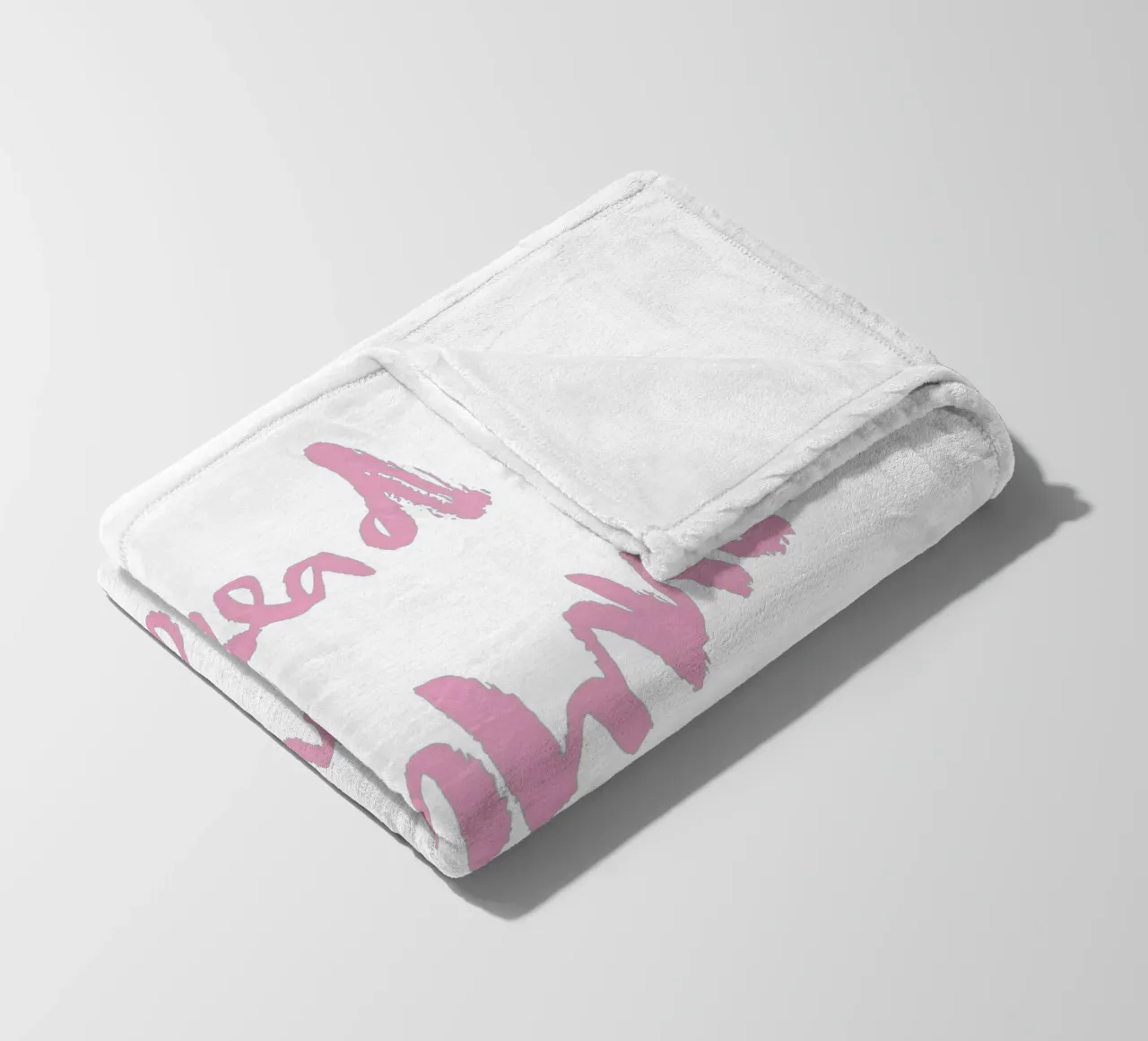 Spread hummus, not hate coperta in pile da Brushmeetspaper