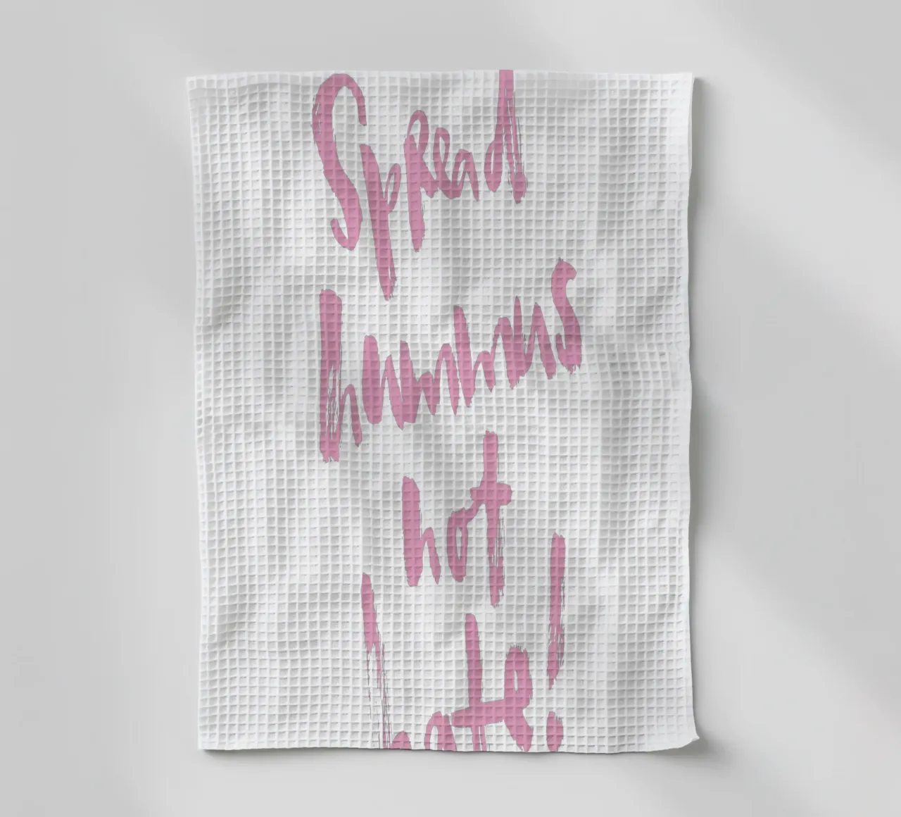 Spread hummus, not hate canovaccio da cucina da Brushmeetspaper