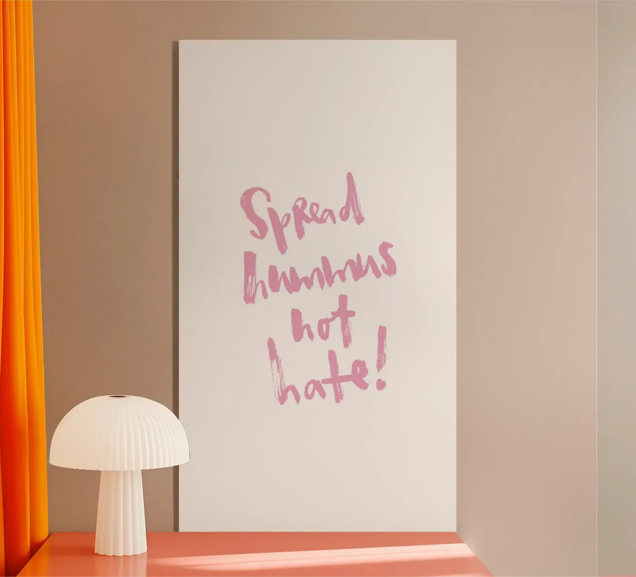 Spread hummus, not hate plexiglass da Brushmeetspaper