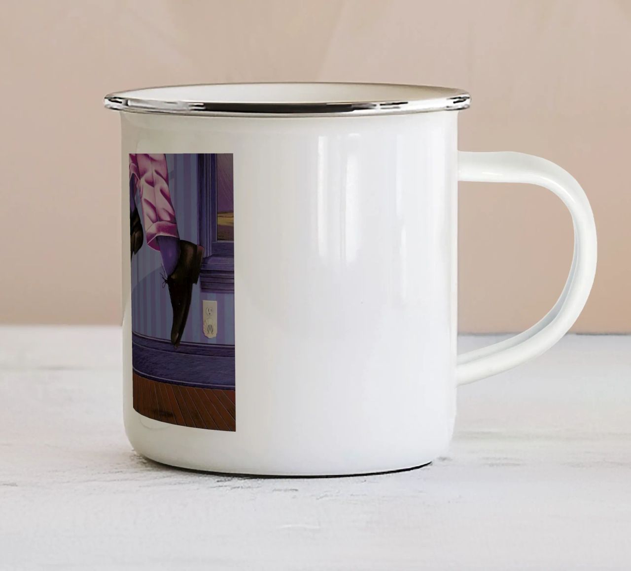 grace tazza in smalto da Doug Smock