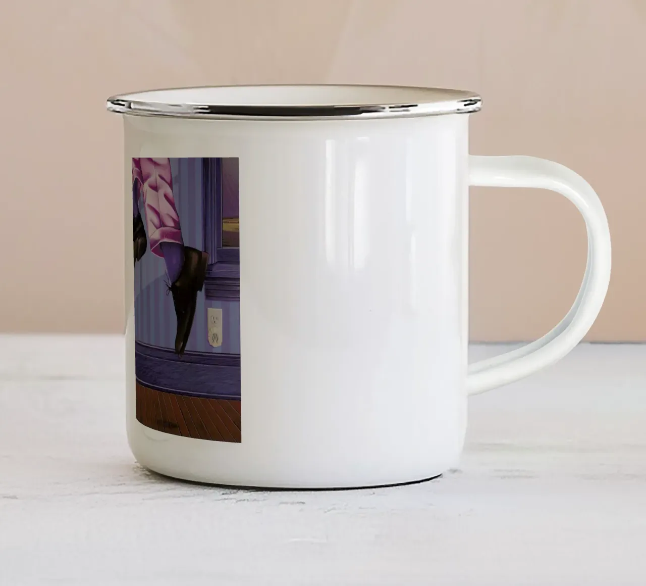 grace tazza in smalto da Doug Smock
