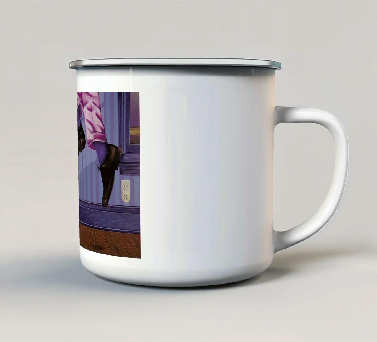 grace tazza in smalto da Doug Smock