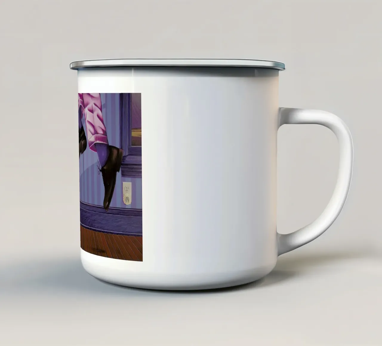 grace tazza in smalto da Doug Smock