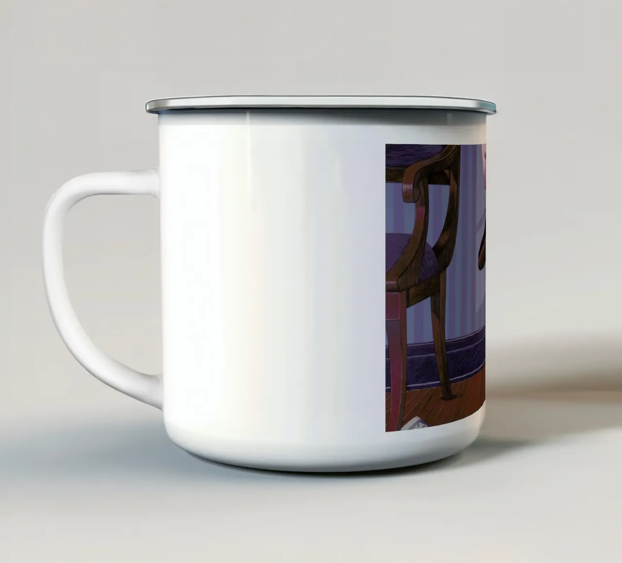 grace tazza in smalto da Doug Smock