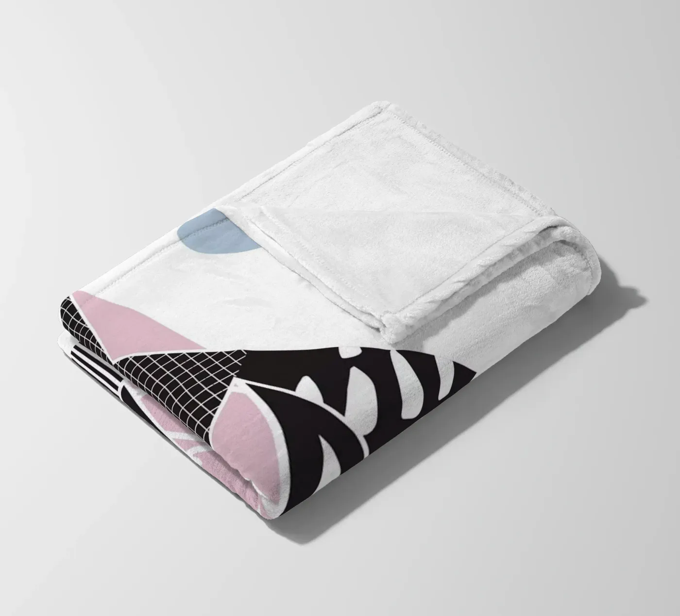 Motif géométrique Montagne plaid polaire de Kim Hubball Studio