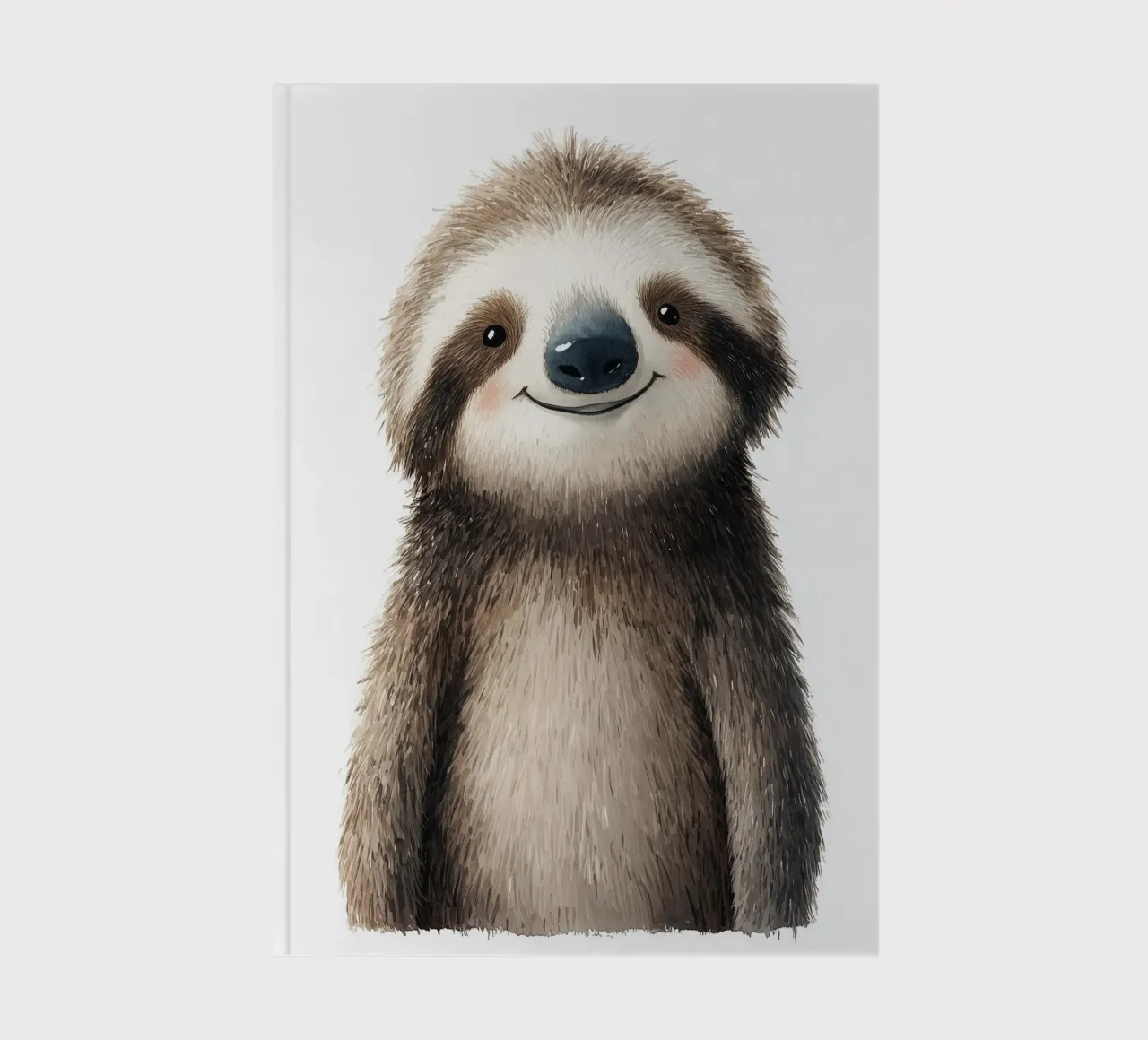 Poster of a lazy, smiling child's bedroom notebook by Kid’s Dream