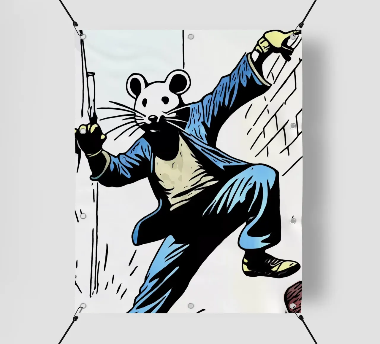 Animali Pop Art #8 telo in pvc da ZAMART - PopArt