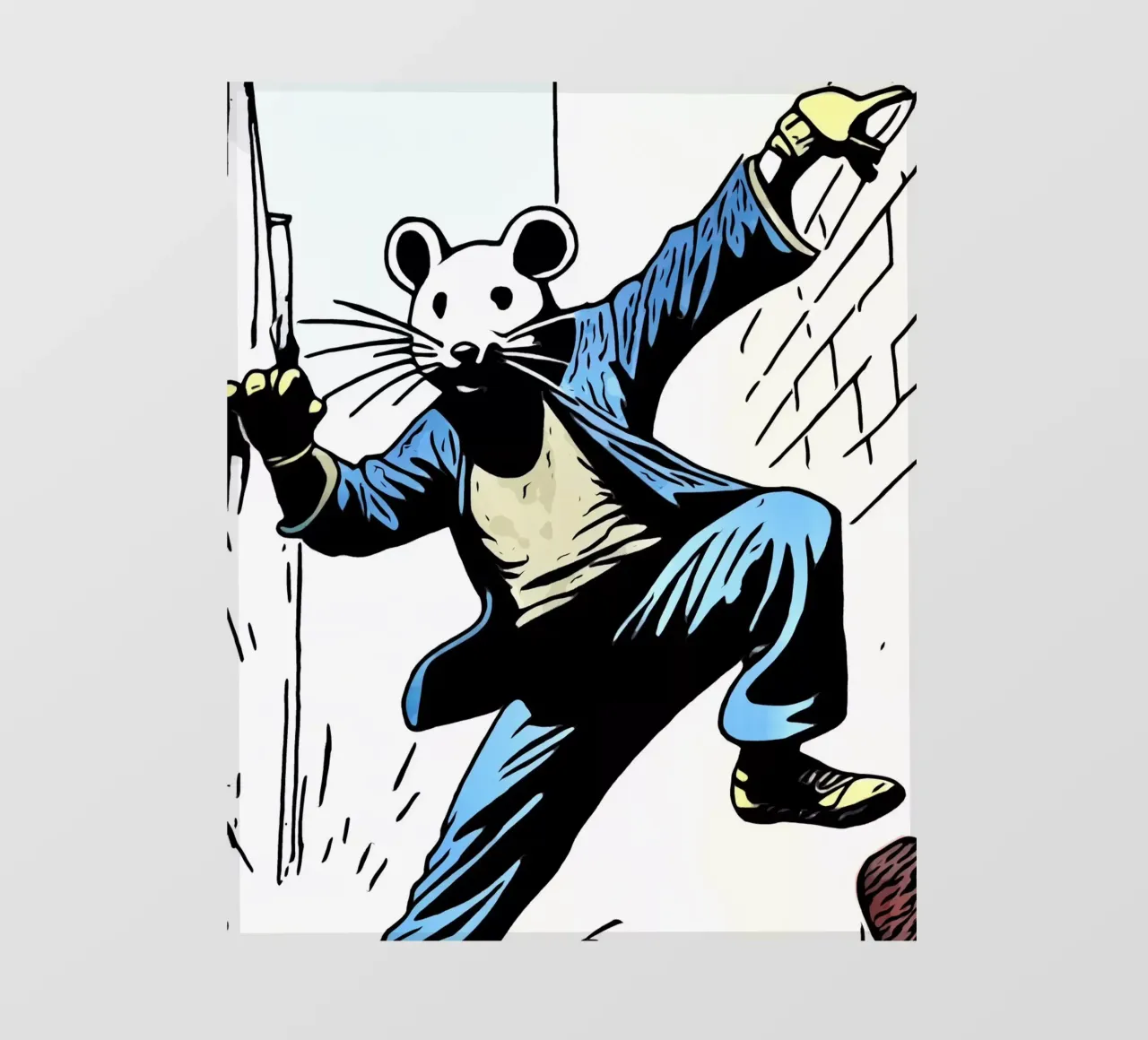 Animali Pop Art #8 telo in pvc da ZAMART - PopArt