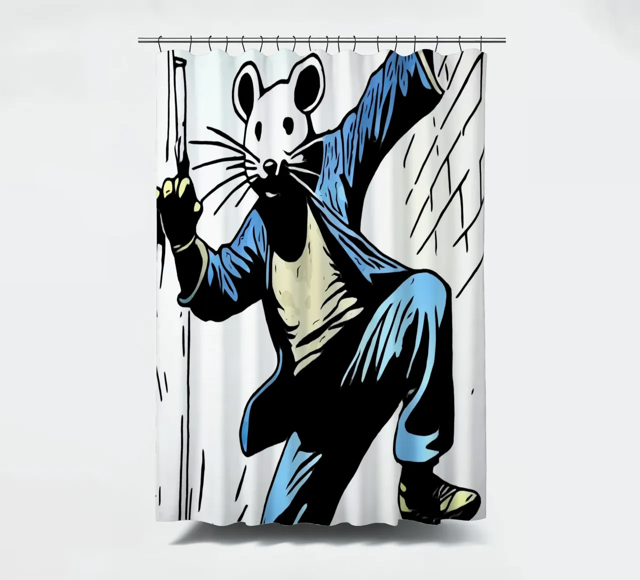 Animali Pop Art #8 tenda da doccia da ZAMART - PopArt