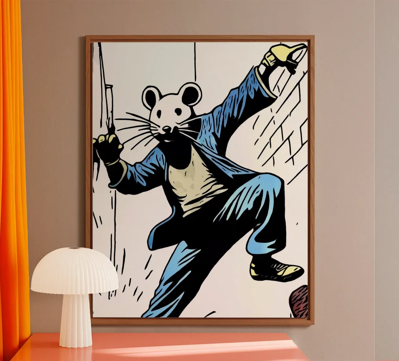 Animali Pop Art #8 alluminio dibond da ZAMART - PopArt