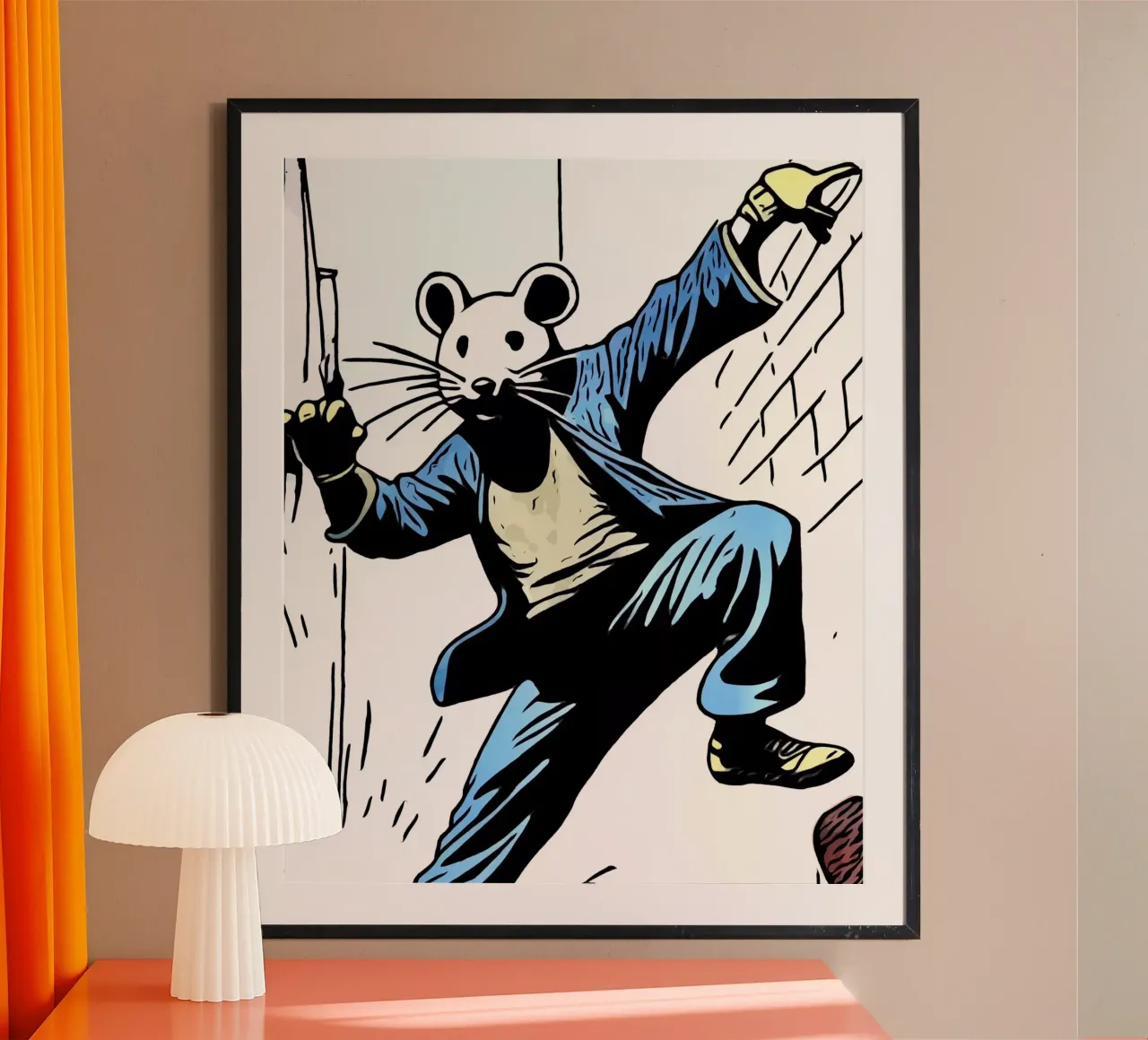 Animali Pop Art #8 carta hahnemühle da ZAMART - PopArt