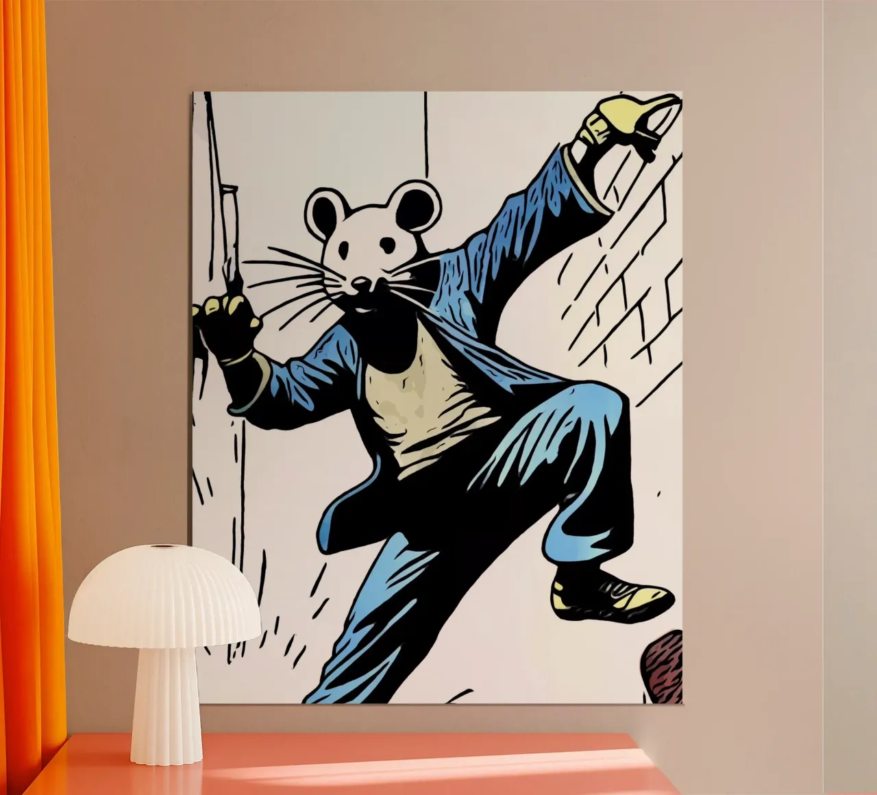 Animali Pop Art #8 carta hahnemühle da ZAMART - PopArt