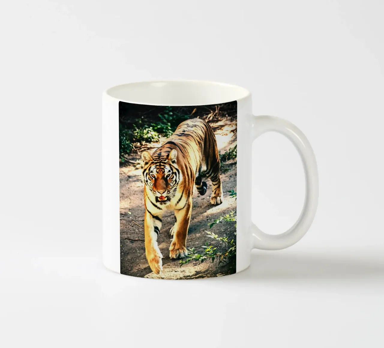 Coraggiosi come una tigre, vincete tutte le sfide tazza in ceramica da Nature's Palette