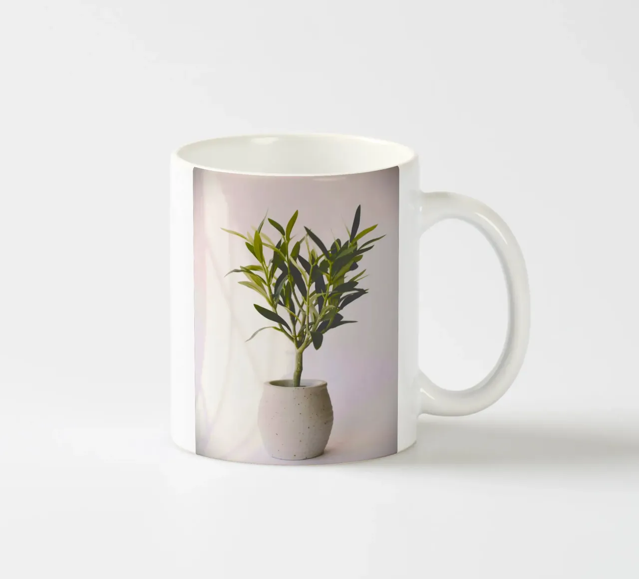 Vaso di ulivo - simbolo di pace e prosperità tazza in ceramica da Nature's Palette
