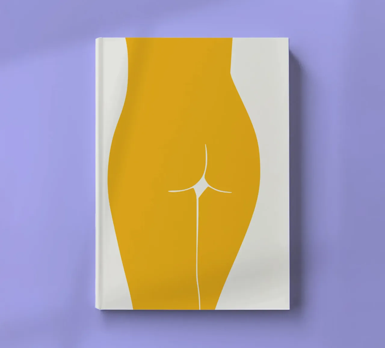 Figuratief in geel notitieboek van Little Dean