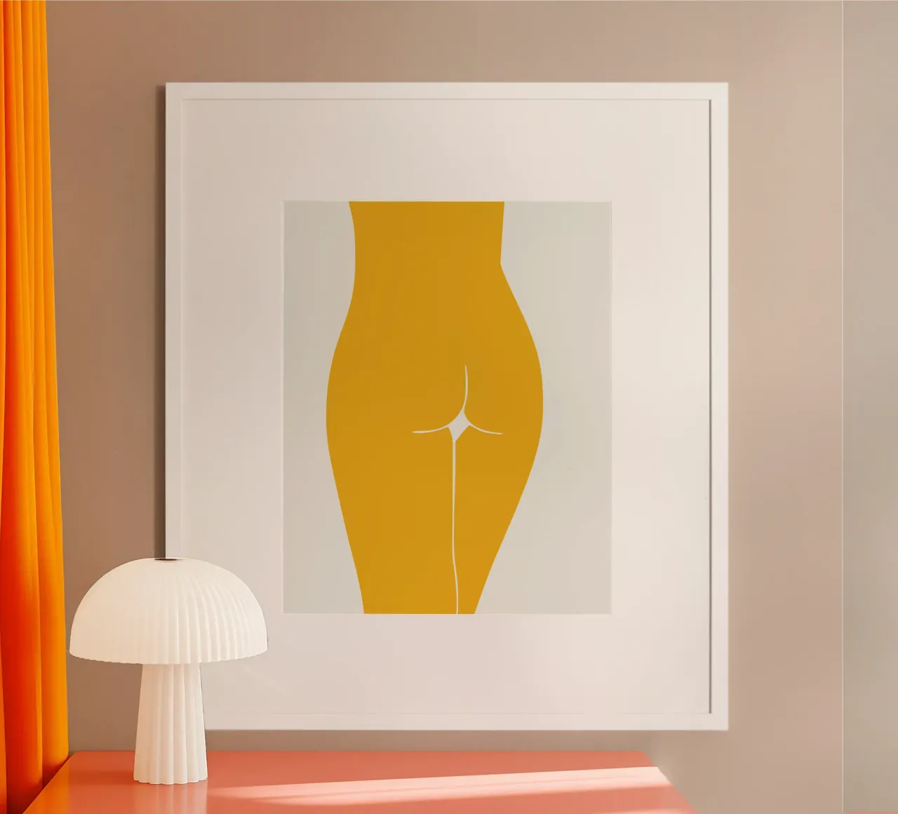 Figuratif en jaune hahnemühle de Little Dean