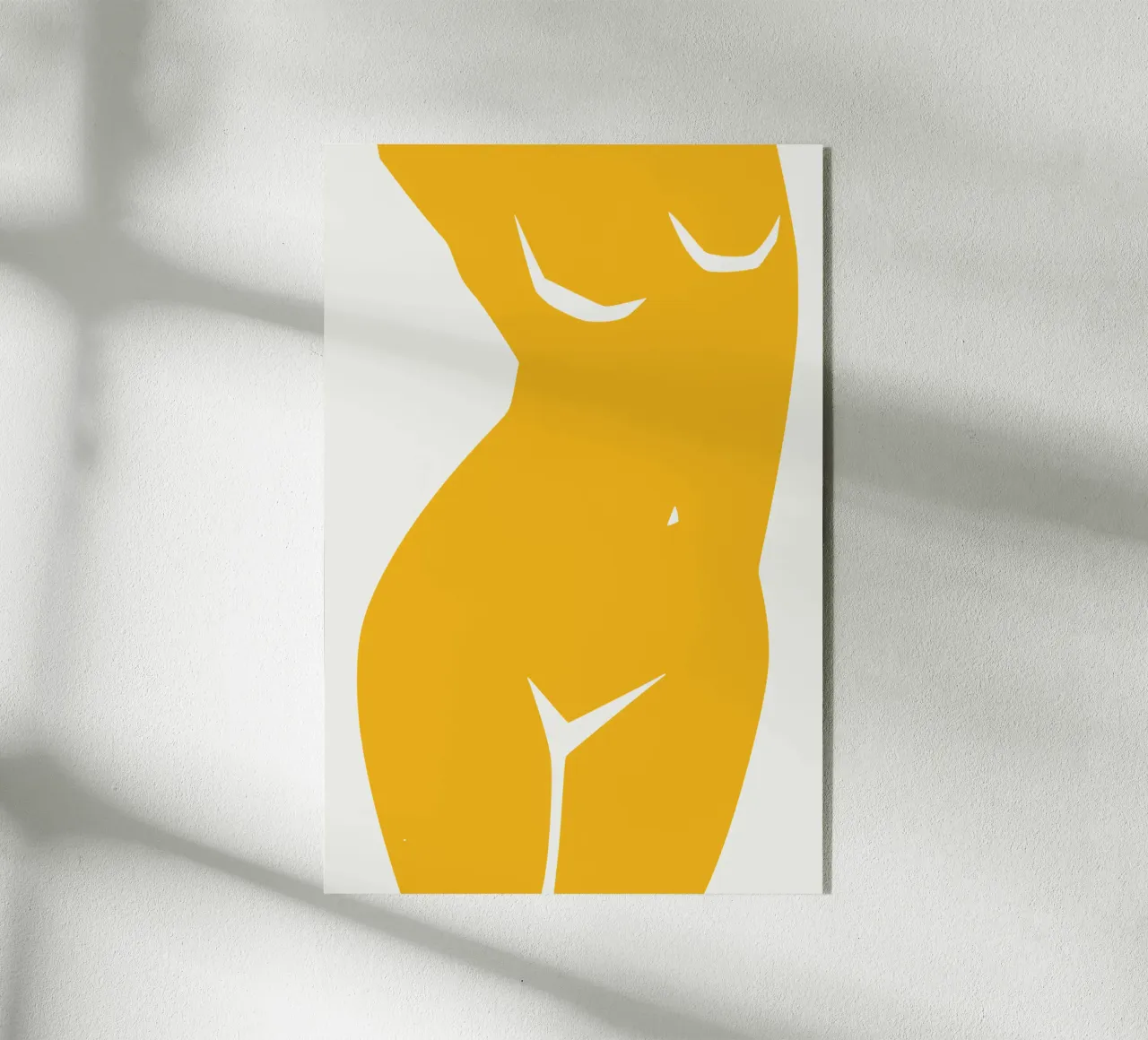 Figuratif en jaune 02 plexiglas de Little Dean