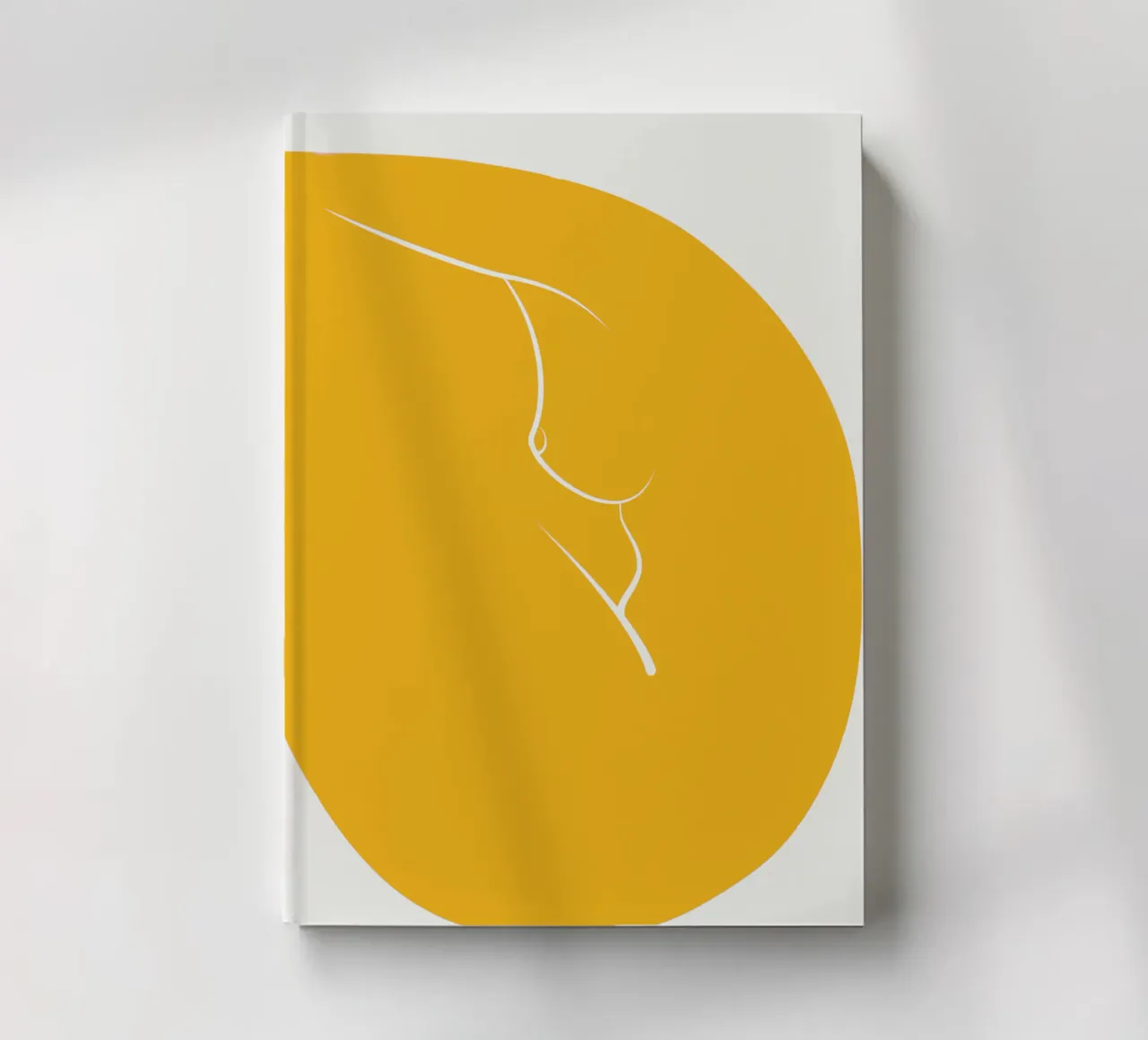 Figurative in yellow 03 notebook by Little Dean