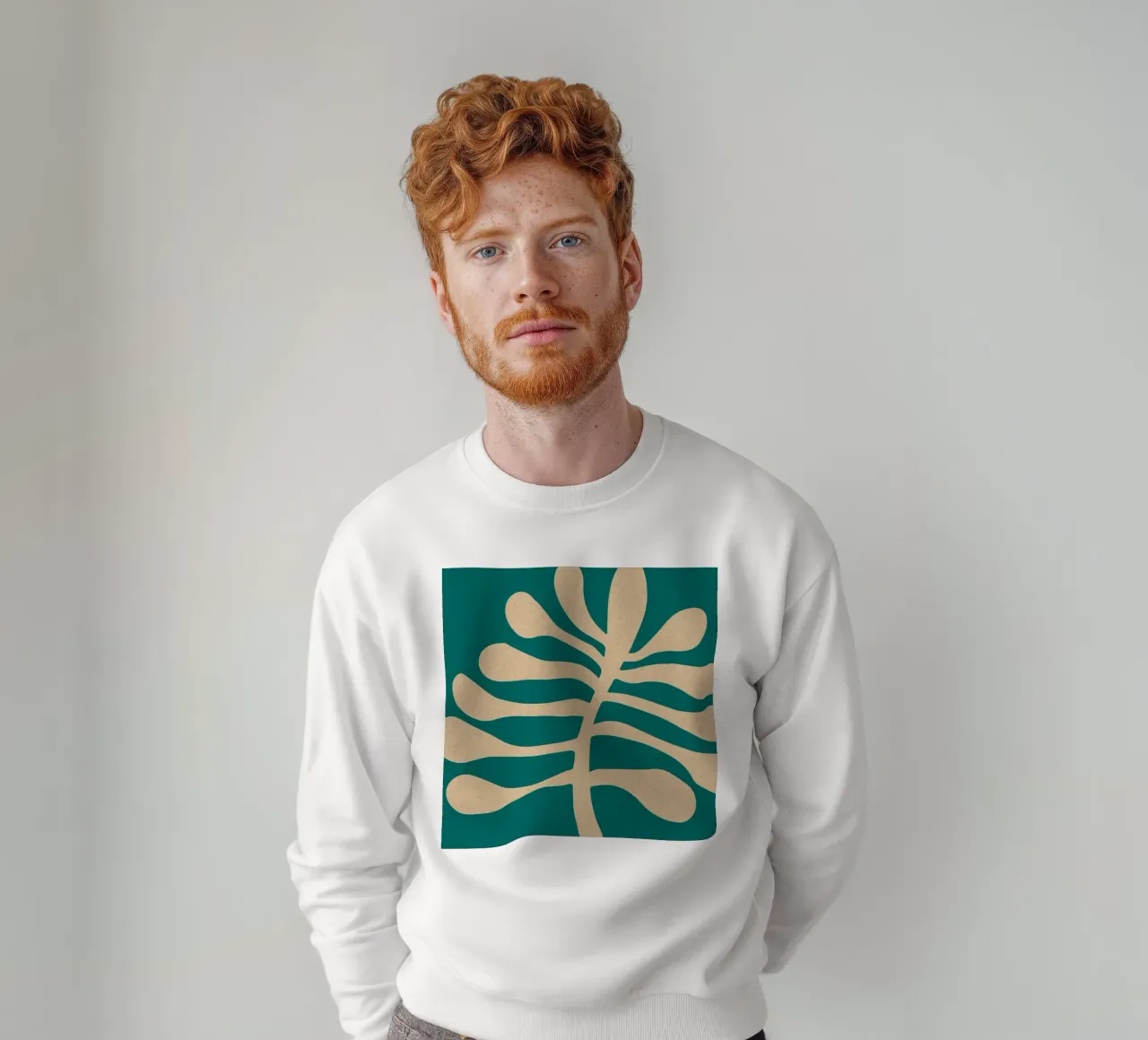 Matisse Leaf Sweatshirt von Kim Hubball Studio