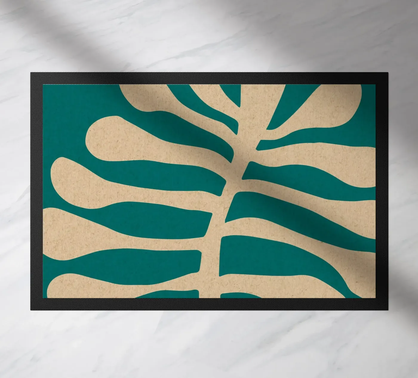 Matisse Leaf doormat by Kim Hubball Studio