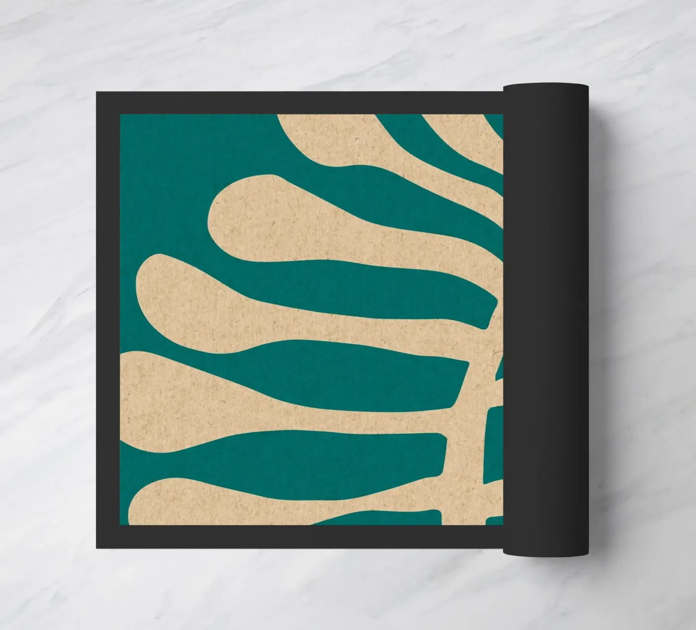 Matisse Leaf doormat by Kim Hubball Studio