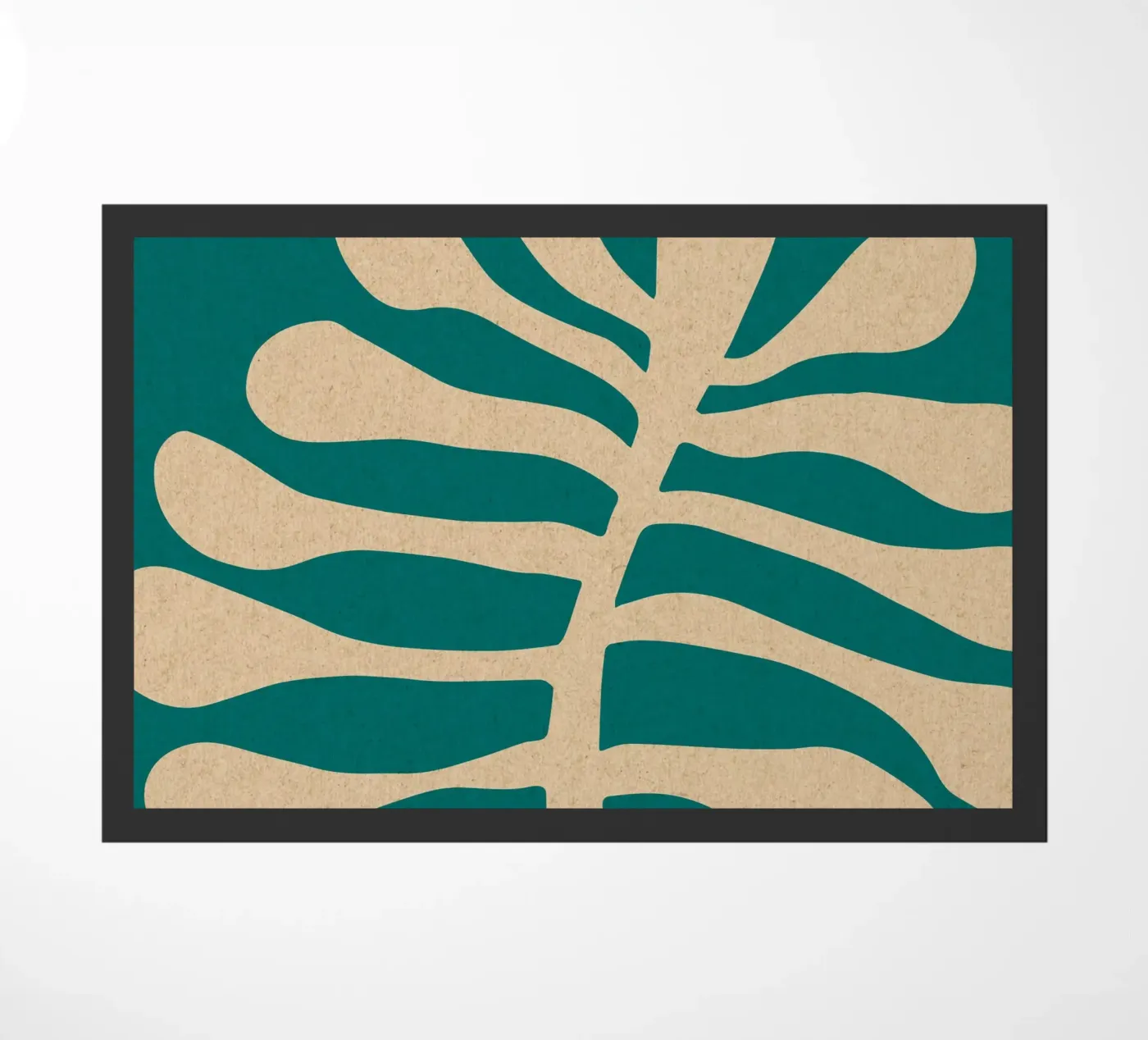 Matisse Leaf doormat by Kim Hubball Studio