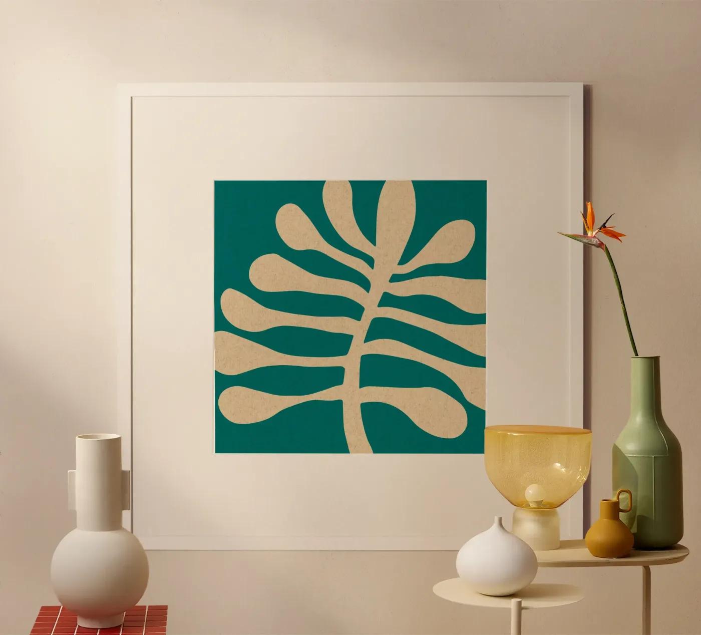 Matisse Leaf poster by Kim Hubball Studio