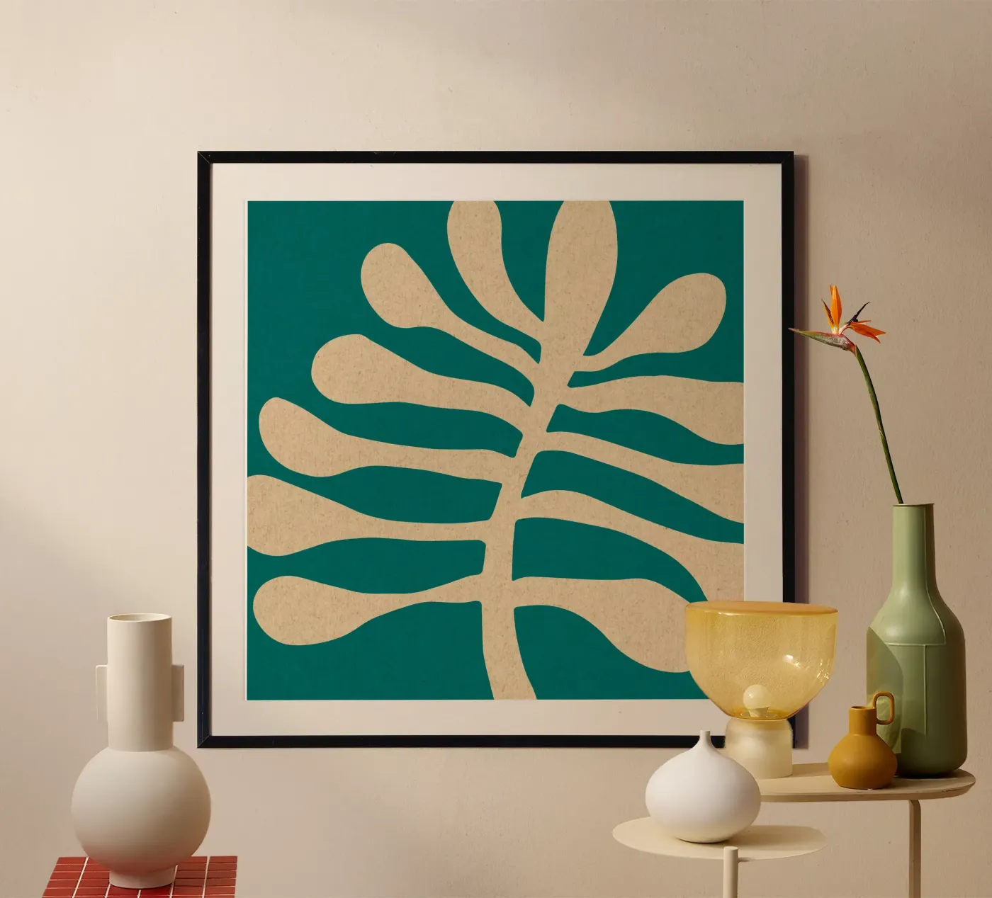 Matisse Leaf poster by Kim Hubball Studio