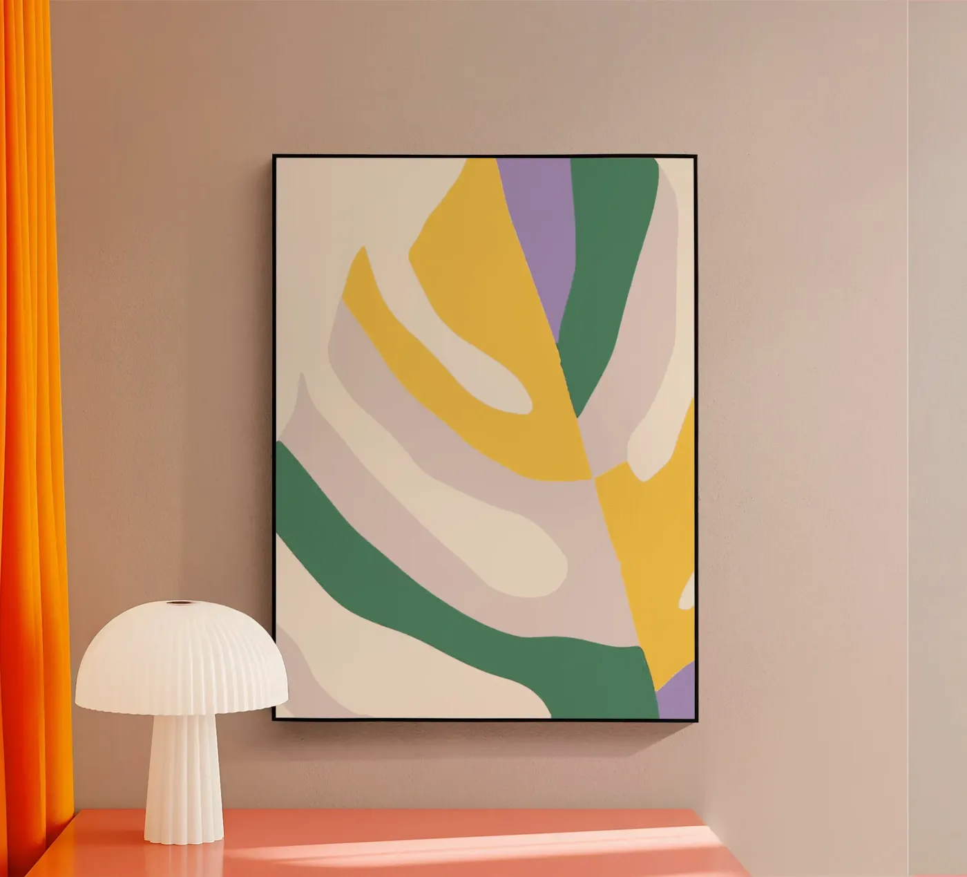 Monstera colorata plexiglass da Little Dean