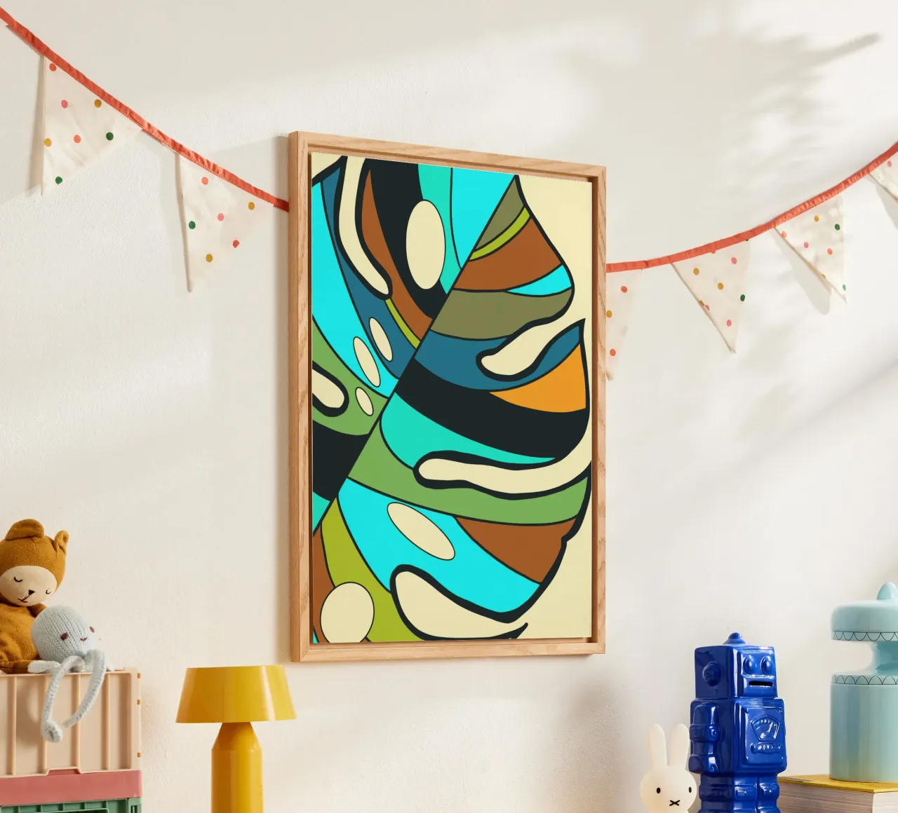 Monstera colorata 03 plexiglass da Little Dean