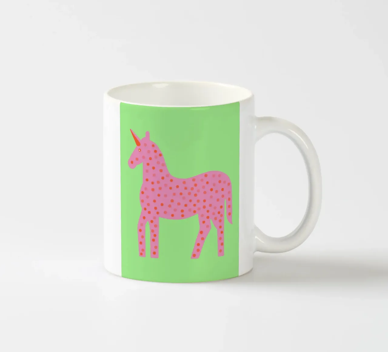 Un piccolo e grazioso unicorno tazza in ceramica da Carinaprint