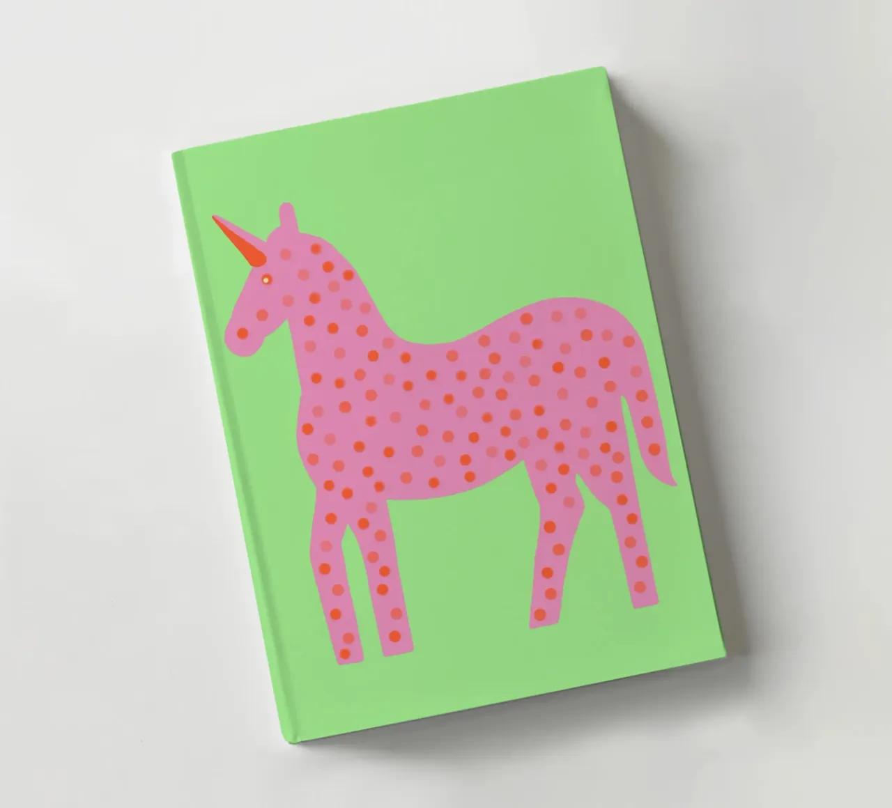 Douce licorne à pois carnet de notes de Carinaprint