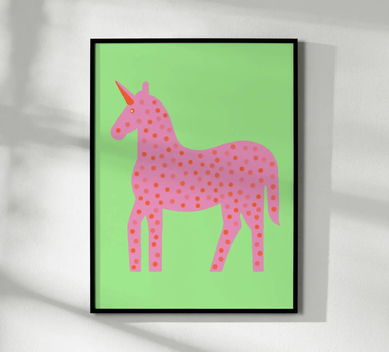 Douce licorne à pois hahnemühle de Carinaprint