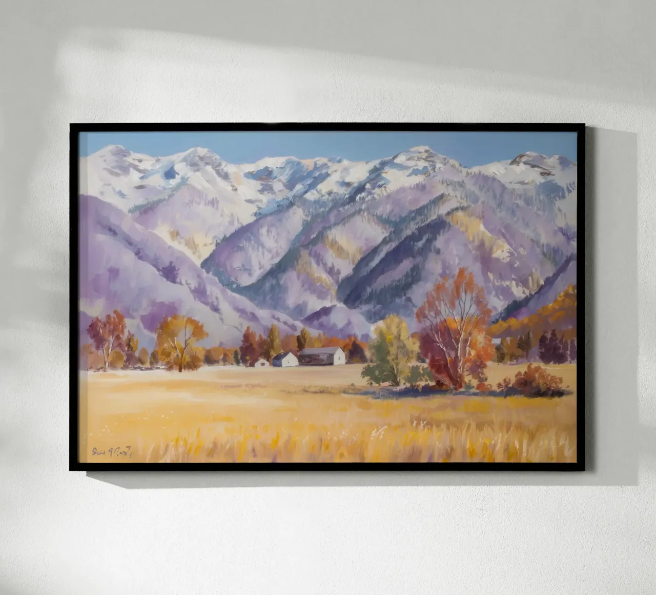 Cime innevate silenziose carta hahnemühle da Angkasa Mist