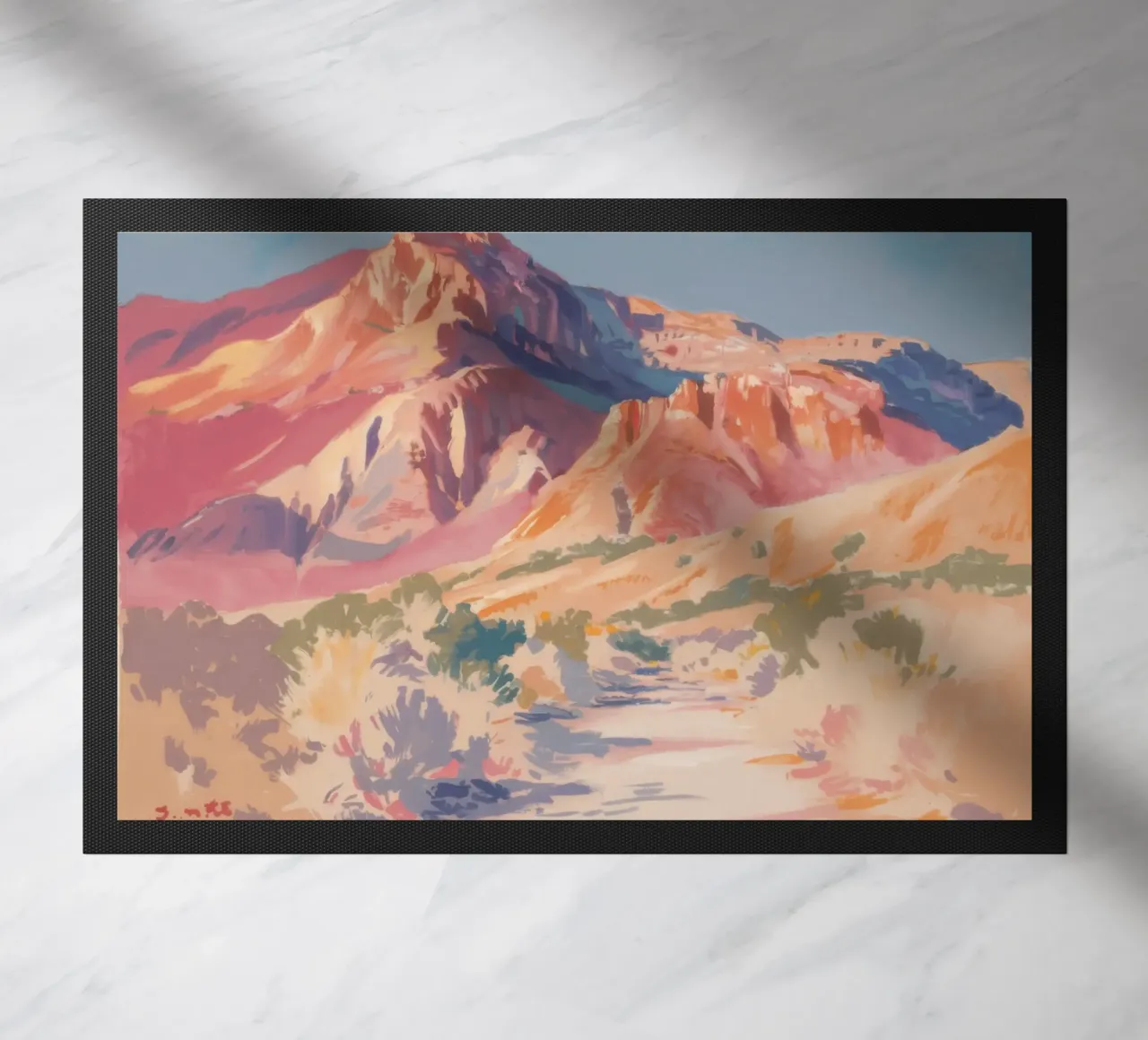 Luce del Canyon Cremisi zerbino da Angkasa Mist