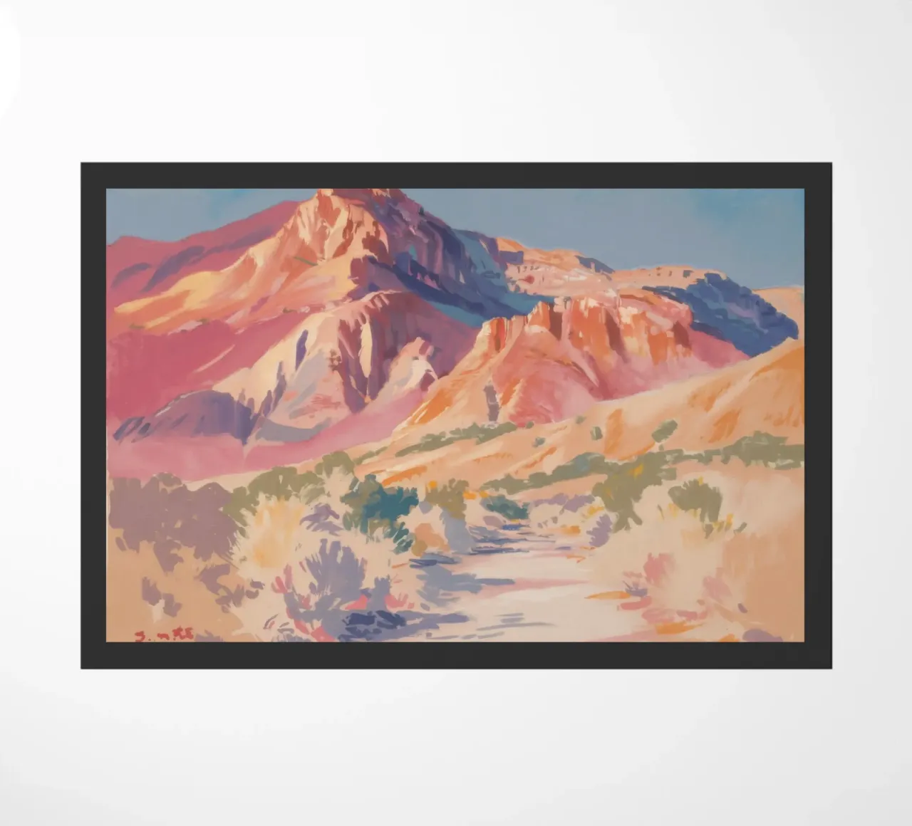 Luce del Canyon Cremisi zerbino da Angkasa Mist