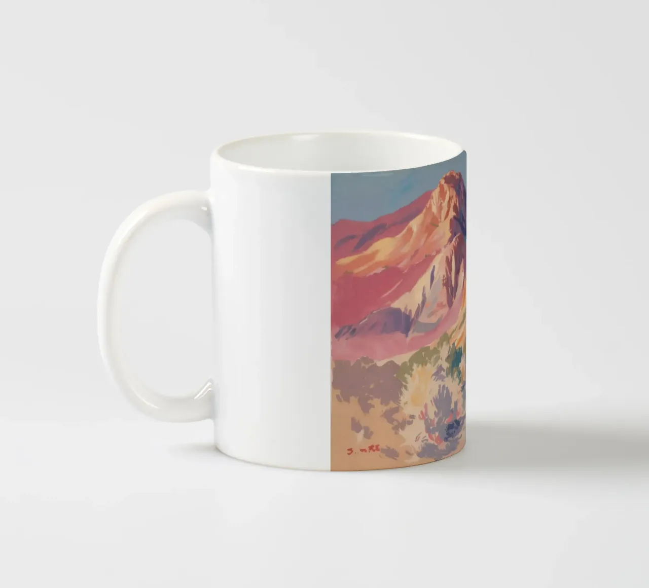 Luce del Canyon Cremisi tazza in ceramica da Angkasa Mist