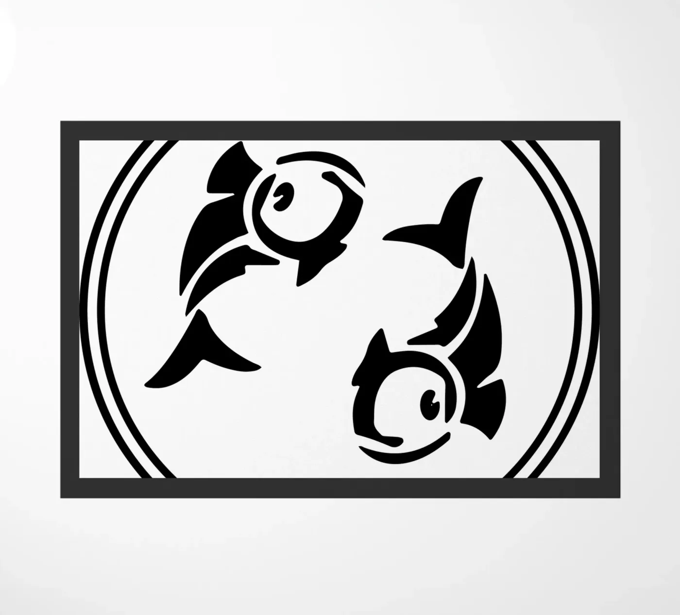 PISCES doormat by Raffasya Shop