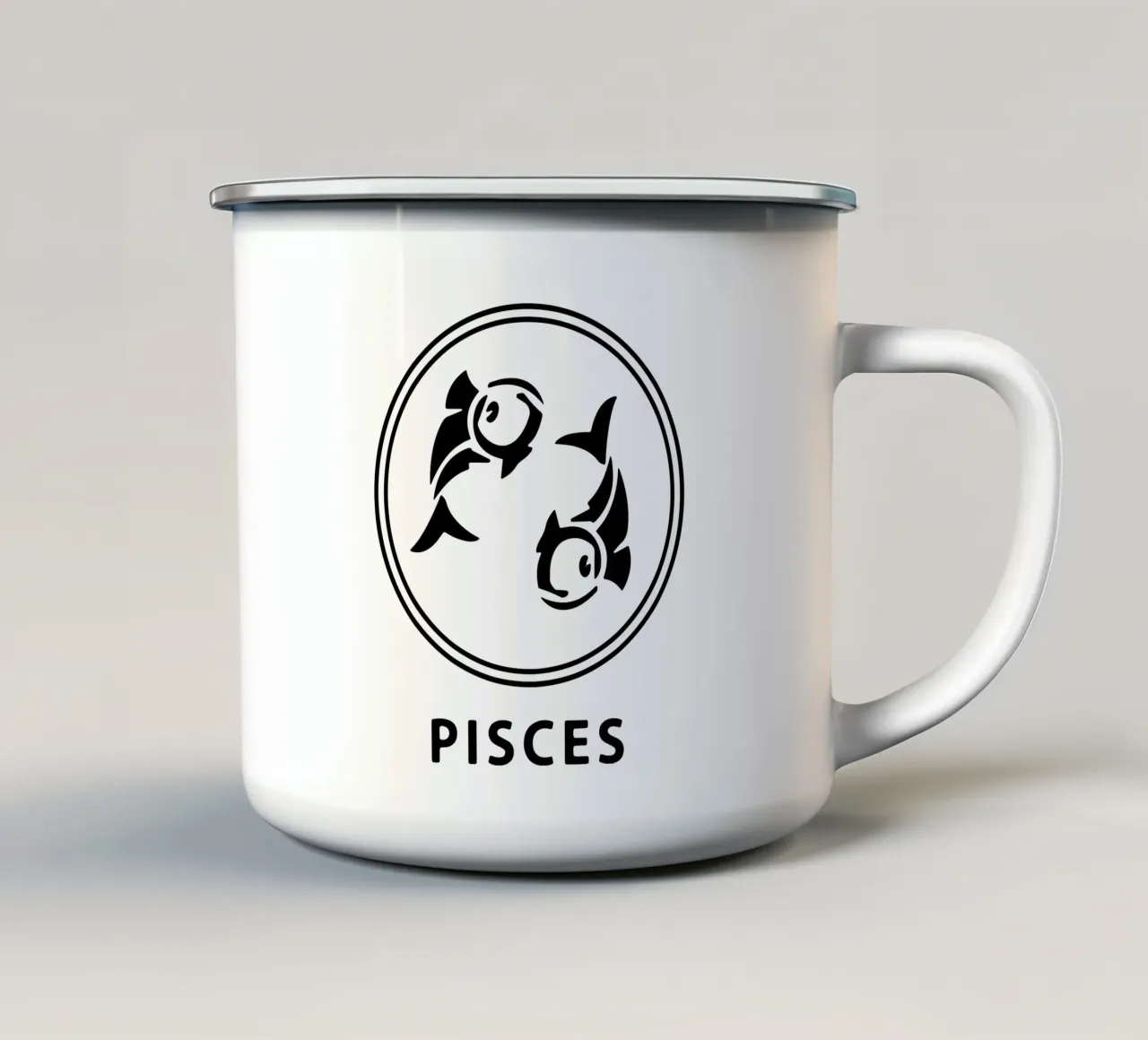 PISCES tazza in smalto da Raffasya Shop