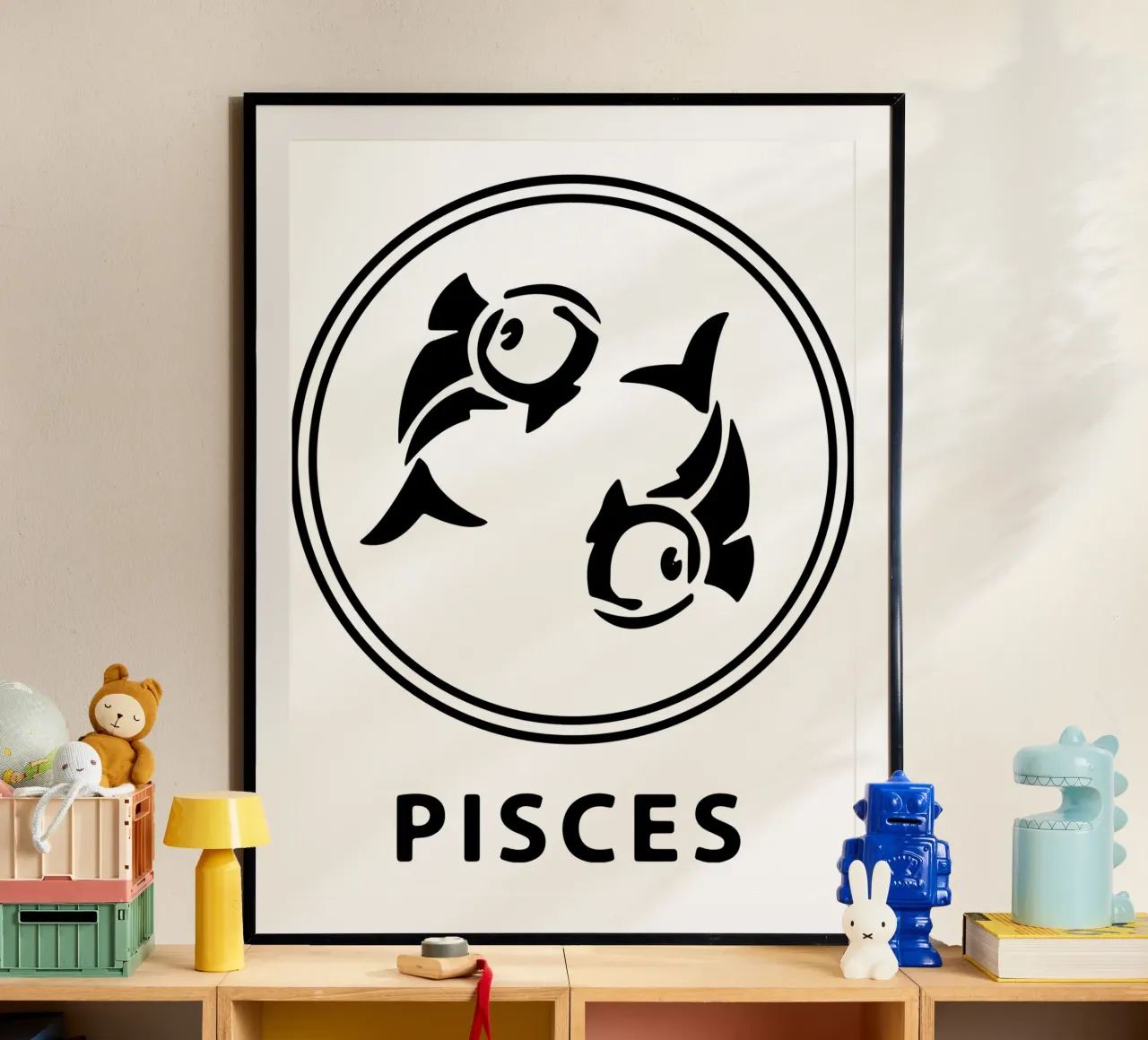 PISCES poster by Raffasya Shop