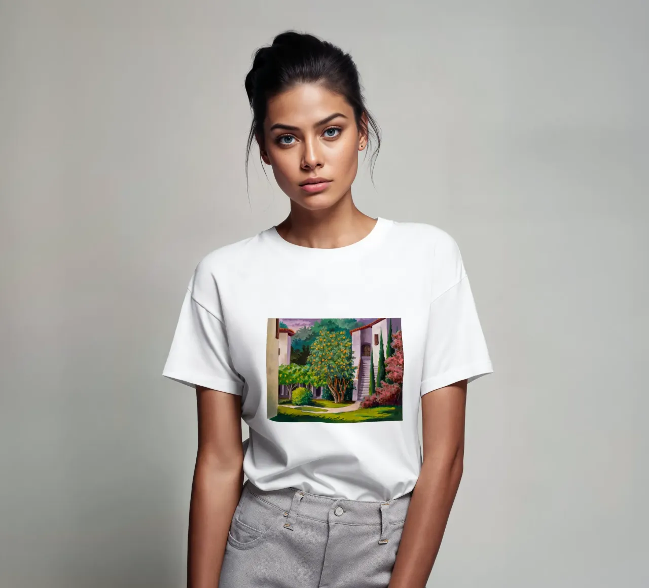 Scala della Villa Verdant t-shirt da Angkasa Mist