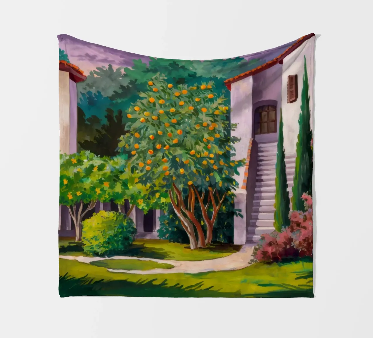 Scala della Villa Verdant coperta in pile da Angkasa Mist