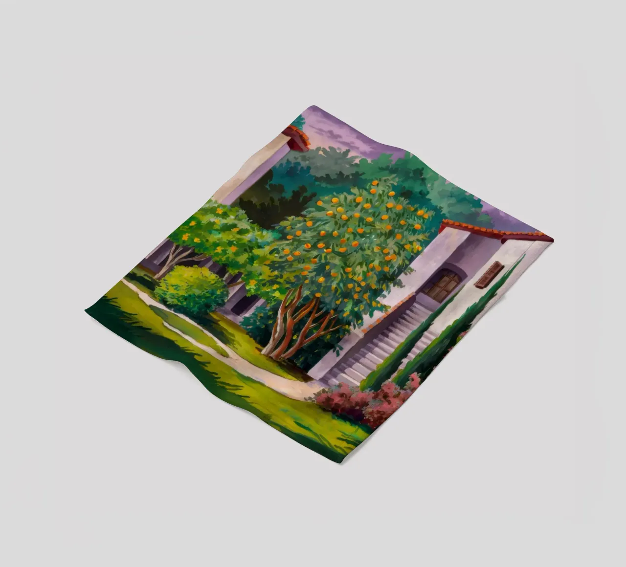 Scala della Villa Verdant coperta in pile da Angkasa Mist